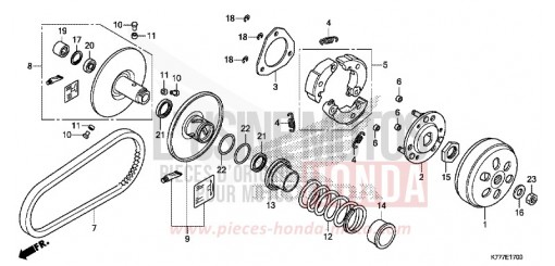 COTE MENE SH125ADK de 2019